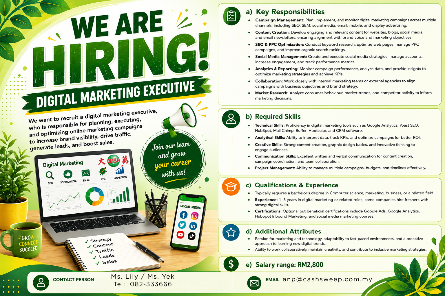 Digital Marketing Executive